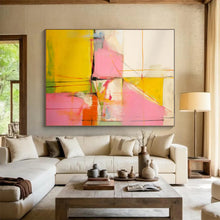 Load image into Gallery viewer, Colorful Geometric Abstraction Art for Creative Studio & Vibrant Living Room LargeART0873