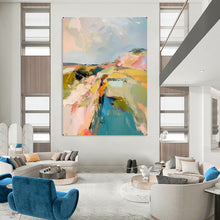 Load image into Gallery viewer, Vibrant Modern Abstract Painting, Perfect for Creative Office & Bold Living Room LargeART2146