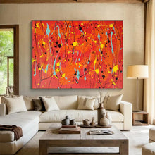 Load image into Gallery viewer, Colorful Splatter Abstract Painting for Vibrant Kids’ Room & Art - Themed Café DKH286