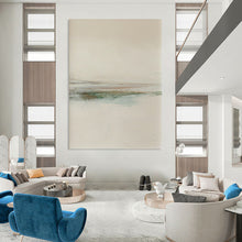 Load image into Gallery viewer, Minimalist Earth Layers – Abstract Landscape Oil with Delicate Strokes DTP226