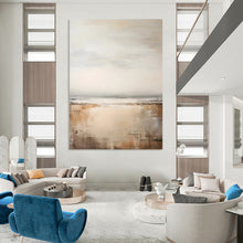 Load image into Gallery viewer, “Misty Coastal Abstraction” – Serene Abstract with Hints of a Seaside Scene DTP132