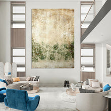 Load image into Gallery viewer, “Aged Textured Landscape” - Rustic Abstract Art on Canvas DKH1483