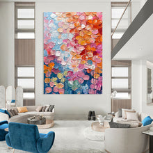 Load image into Gallery viewer, “Textured Flower Petals” - Impasto Floral Art on Canvas DKH1657