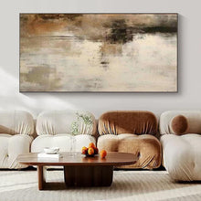 Load image into Gallery viewer, Earth - Toned Abstract Blend Abstract Canvas Painting, Suited for Rustic Living Room & Calm Bedroom LargeART1210
