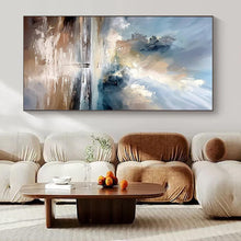Load image into Gallery viewer, Beach Scene Abstract Painting, Perfect for Coastal Home Bedroom & Relaxing Spa LargeART1329