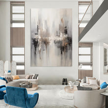 Load image into Gallery viewer, “Muted Cityscape Abstraction” – Subtle Urban Abstract with Soft Reflections DTP122