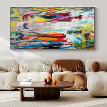 Load image into Gallery viewer, Colorful Figure Abstract Painting, Ideal for Bohemian Living Room & Creative Studio LargeART1324