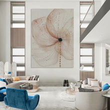 Load image into Gallery viewer, Beige - Toned Delicate Flower Abstract Art, Ideal for Feminine Boudoir & Calming Yoga Studio LargeART1926