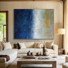 Load image into Gallery viewer, Gradient Sea & Sky Art for Beachfront Home Office & Coastal Living Room LargeART0884