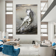 Load image into Gallery viewer, Energetic Abstract Painting, Dynamic Horse Art for Sports Room & Conservatory LargeART2180