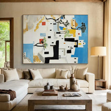 Load image into Gallery viewer, Mediterranean Village Art for Coastal Home & Travel - Inspired Living Room LargeART0882