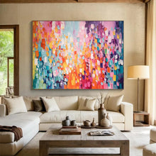 Load image into Gallery viewer, Colorful Dots Abstract Acrylic painting DLZ158