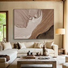 Load image into Gallery viewer, Textured Earth - Tone Abstract Painting DKH467