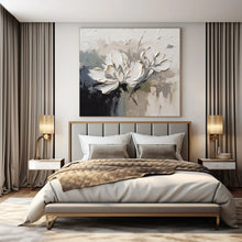 Load image into Gallery viewer, Textured Flower Abstract, Perfect for Romantic Bedroom & Feminine Dressing Room LargeART1342