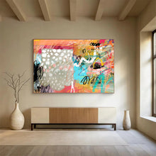 Load image into Gallery viewer, Color Explosion Abstract Art for Bohemian Studio & Trendy Café DKH068