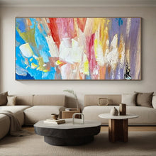 Load image into Gallery viewer, Large - Scale Colorful Sunset Seaside Abstract - Ideal for Beachfront Villa Living Room & Coastal Restaurant LargeART0724