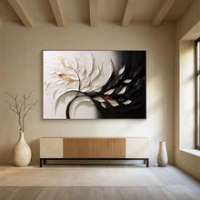 Load image into Gallery viewer, 3D Textured Floral Abstract Painting on Canvas - “Elegant Petals” DKH746
