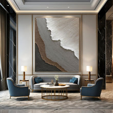 Load image into Gallery viewer, Neutral Textured Layers – Minimalist Mixed - Media DTP269