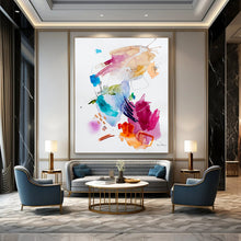 Load image into Gallery viewer, Vibrant Watercolor Abstract Painting, Ideal for Artistic Living Room & Creative Classroom LargeART1818