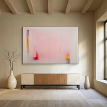 Load image into Gallery viewer, Soft Pink Abstract Minimalist Art - Ideal for Calm Nursery & Serene Yoga Studio DKH024