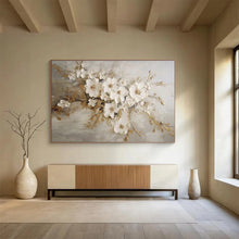 Load image into Gallery viewer, 3D - Textured Floral Abstract Painting for Luxury Bedroom & Elegant Event Space DKH250