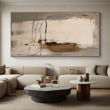 Load image into Gallery viewer, Gray - White - Black Abstract Lines Acrylic Art - Perfect for Loft & Creative Studio Decor LargeART0539