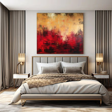 Load image into Gallery viewer, Fiery Abstract Abyss Acrylic Art, Great for Game Room & Bold Entryway LargeART1027