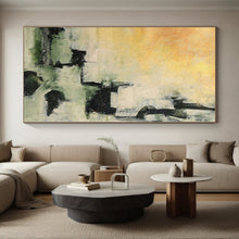 Load image into Gallery viewer, Hand - painted Generous - sized Earth - Toned Abstract Composition Acrylic Art for Rustic Studies LargeART0040