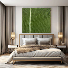 Load image into Gallery viewer, Green Leaf Vein Abstract Painting, Suited for Nature - Lover’s Office & Botanical Café LargeART1429