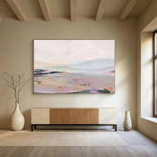 Load image into Gallery viewer, Pastel - Hued Mountain Landscape Abstract acrylic painting DLZ129