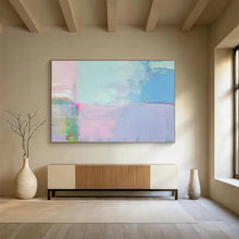 Load image into Gallery viewer, Pastel - Toned Color Block Abstract Canvas Painting DKH481