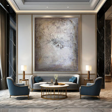 Load image into Gallery viewer, Textured Neutral Abstract – Mixed - Media with Subtle Tones DTP258