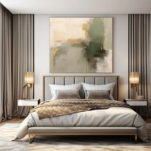 Load image into Gallery viewer, Earth - Tone Geometric Abstract Canvas Painting 2, Ideal for Bohemian - Chic Living Room & Artistic Workspace LargeART1292