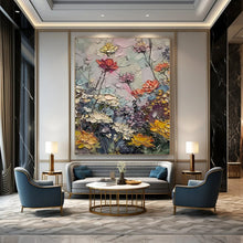Load image into Gallery viewer, Colorful Impasto Floral Art, Perfect for Cheerful Kitchen & Bright Sunroom LargeART2142