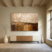 Load image into Gallery viewer, Neutral Abstract Textures - Sophisticated Living Room Art LargeART1504