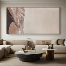 Load image into Gallery viewer, Desert Road Under Pale Sky Acrylic Art - Suited for Adventure - themed Study & Southwest - style Living Room LargeART0665