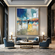 Load image into Gallery viewer, Cityscape Abstract Art, Fit for Urban Apartment & Modern Gallery LargeART2331