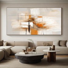 Load image into Gallery viewer, Neutral - Toned Abstract Acrylic for Minimalist Home & Art Gallery LargeART0823