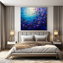 Load image into Gallery viewer, Underwater Fish Symphony Acrylic Art, Ideal for Coastal Living Room & Relaxing Spa LargeART1064