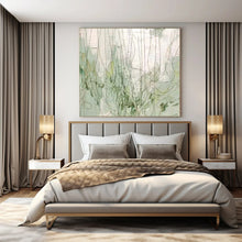 Load image into Gallery viewer, Large - Format Hand - painted Green Vine Whimsy Acrylic Art for Nature - Themed Sunrooms LargeART0206