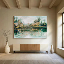 Load image into Gallery viewer, Soft Toned Landscape Abstract - Tranquil Living Room or Bedroom Art LargeART1532