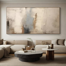 Load image into Gallery viewer, Soft Neutral Abstract Art – Perfect for Minimalist Bedroom & Calm Office Waiting Room LargeART0705