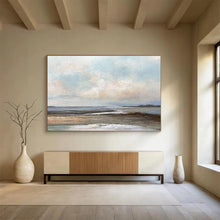 Load image into Gallery viewer, Impressionistic Seascape Painting on Canvas - “Coastal Calm” DKH755