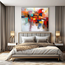 Load image into Gallery viewer, Color - Blocked Abstract Art for Modern Dining Room & Art - loving Bedroom LargeART0925