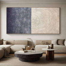 Load image into Gallery viewer, Massive Textured Half - and - Half Acrylic for Modern Entryway & Minimalist Living Room LargeART0310