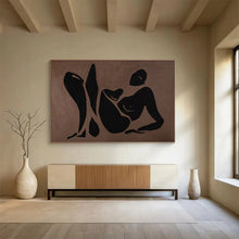 Load image into Gallery viewer, Abstract Figurative Painting on Canvas - “Elegant Silhouettes” DKH743