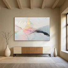 Load image into Gallery viewer, Gold - Accented Abstract Painting with Soft Colors DKH479