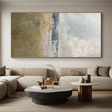 Load image into Gallery viewer, Large - Format Soft Landscape in Neutral Tones Acrylic for Serene Bedroom & Cozy Reading Nook LargeART0308