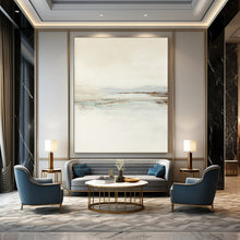 Load image into Gallery viewer, Soft Beige & Subtle Shades – Abstract Landscape Oil with Gentle Transitions DTP224