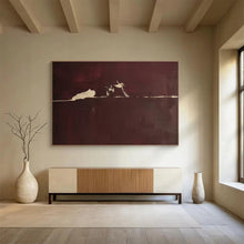 Load image into Gallery viewer, Dark Tones Abstract Painting for Moody Bedroom & Sophisticated Lounge DKH141
